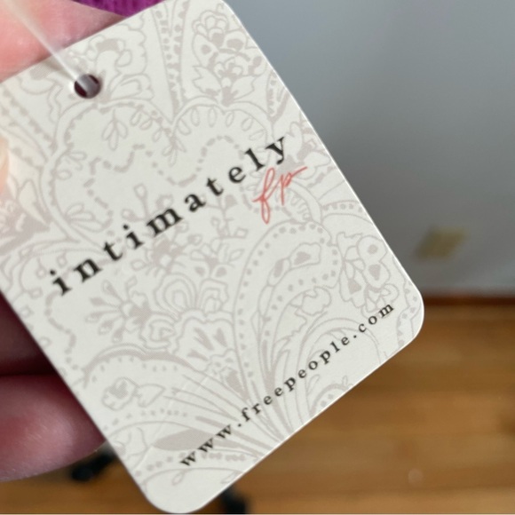 Free People Lyra Bralette- Dahlia Mauve- Size XS- NWT - Picture 9 of 11